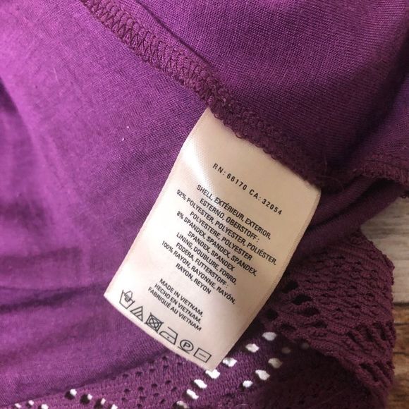 Maeve by Anthropologie eyelet dress purple xs - Picture 8 of 12